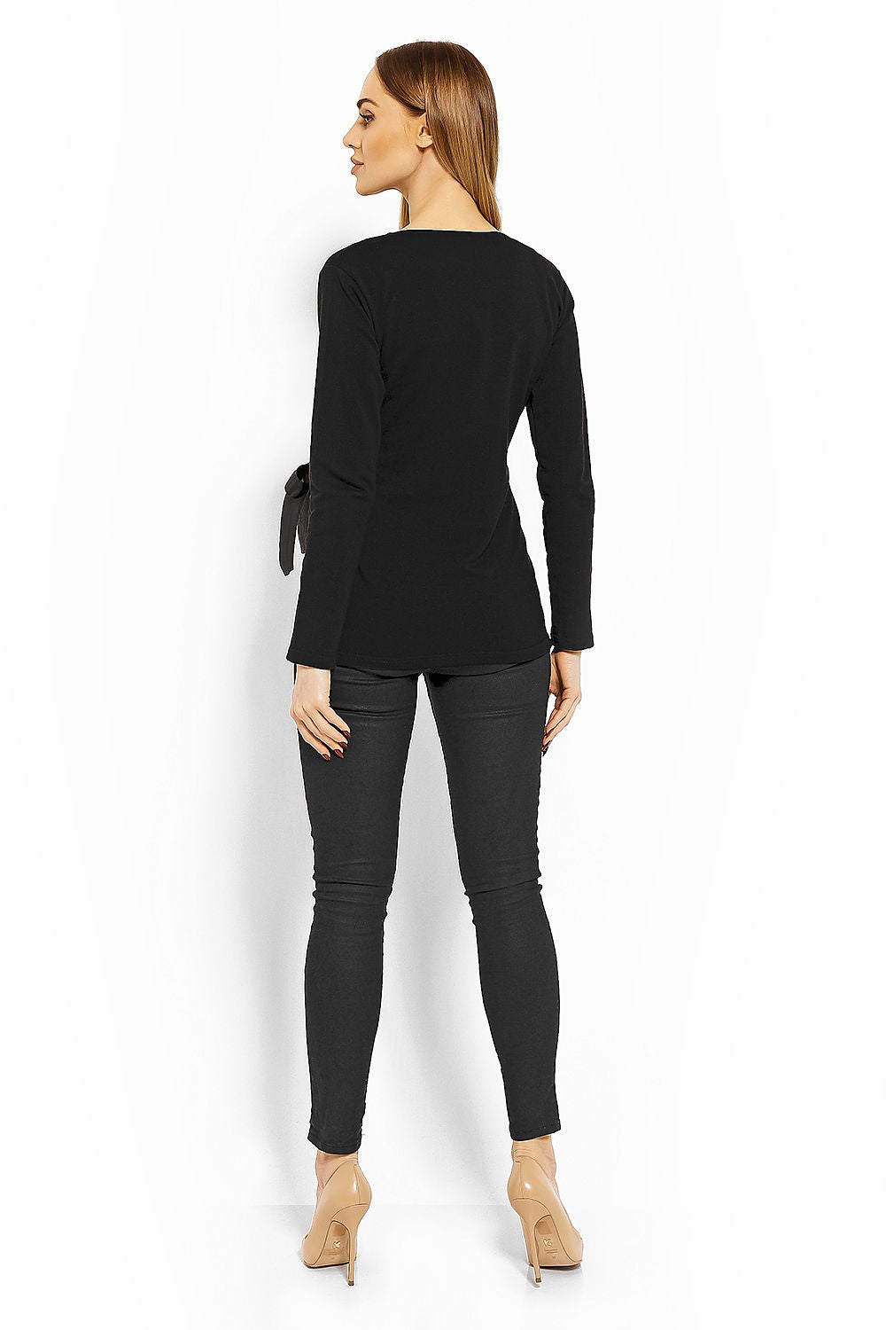  Maternity blouse model 113236 PeeKaBoo 